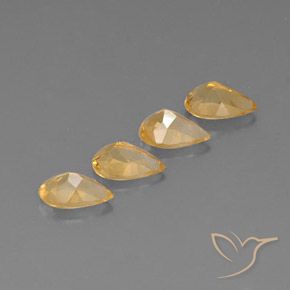 自然派の商品を探す 2.66ct Gold  シトリン 宝石, 洋梨の形, ブラジル からGemSelectで. 在庫あり、世界各国へ発送!