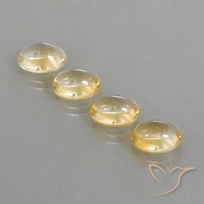 9.24ctw 天然 Gold  シトリン, 楕円形, 透明