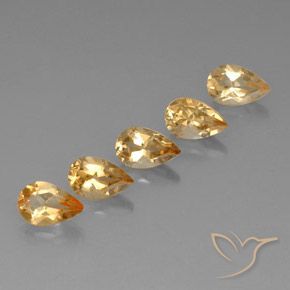 Shop natural 4.20ct Medium-Light Orange-Gold  シトリン gems, 洋梨の形, from ブラジル at GemSelect. In stock, global shipping!
