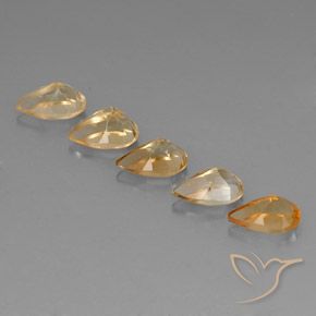 Shop natural 4.20ct Medium-Light Orange-Gold  シトリン gems, 洋梨の形, from ブラジル at GemSelect. In stock, global shipping!