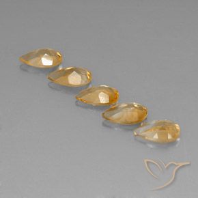 Shop natural 3.40ct Light Orange-Gold  シトリン gems, 洋梨の形, from ブラジル at GemSelect. In stock, global shipping!