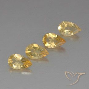 Shop natural 2.87ct Medium Gold  シトリン gems, 洋梨の形, from ブラジル at GemSelect. In stock, global shipping!