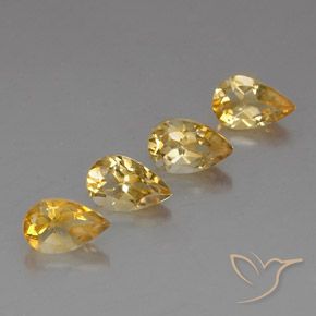 Shop natural 3.46ct ライトゴールド シトリン gems, 洋梨の形, from ブラジル at GemSelect. In stock, global shipping!
