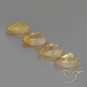 Shop natural 3.46ct ライトゴールド シトリン gems, 洋梨の形, from ブラジル at GemSelect. In stock, global shipping!