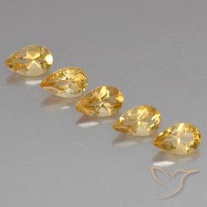 Shop natural 3.87ct ゴールド シトリン gems, 洋梨の形, from ブラジル at GemSelect. In stock, global shipping!