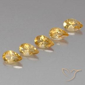 Shop natural 3.87ct ゴールド シトリン gems, 洋梨の形, from ブラジル at GemSelect. In stock, global shipping!