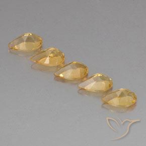 Shop natural 3.87ct ゴールド シトリン gems, 洋梨の形, from ブラジル at GemSelect. In stock, global shipping!
