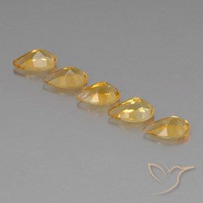 Shop natural 3.75ct Orange-Gold  シトリン gems, 洋梨の形, from ブラジル at GemSelect. In stock, global shipping!