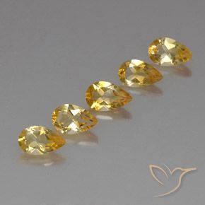 Shop natural 3.72ct ゴールド シトリン gems, 洋梨の形, from ブラジル at GemSelect. In stock, global shipping!