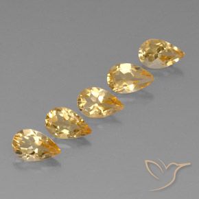 Shop natural 3.81ct Orange-Gold  シトリン gems, 洋梨の形, from ブラジル at GemSelect. In stock, global shipping!