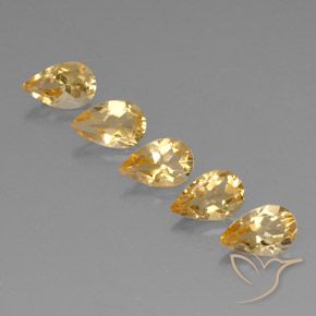 Shop natural 3.81ct Orange-Gold  シトリン gems, 洋梨の形, from ブラジル at GemSelect. In stock, global shipping!