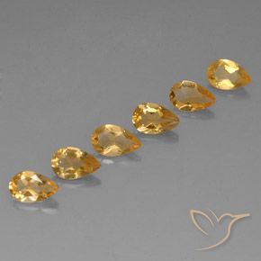Shop natural 4.06ct Medium-Light Orange-Gold  シトリン gems, 洋梨の形, from ブラジル at GemSelect. In stock, global shipping!