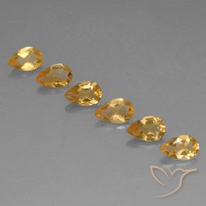 Shop natural 4.06ct Medium-Light Orange-Gold  シトリン gems, 洋梨の形, from ブラジル at GemSelect. In stock, global shipping!