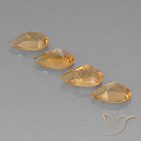 Shop natural 3.05ct Orange-Gold  シトリン gems, 洋梨の形, from ブラジル at GemSelect. In stock, global shipping!