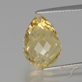 7.97ct 天然 ゴールド シトリン, ブリオレット, VS