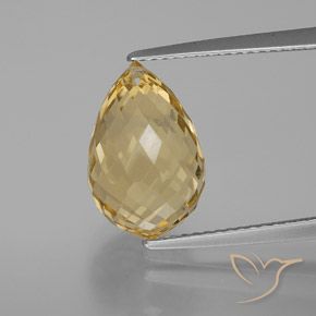 6.29ct 天然 ゴールドオレンジ シトリン, ブリオレット, VVS