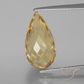 5.97ct 天然 ゴールデンオレンジ シトリン, ブリオレット, VVS-VS