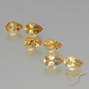 Shop natural 5.03ct ゴールド シトリン gems, 洋梨の形, from ブラジル at GemSelect. In stock, global shipping!