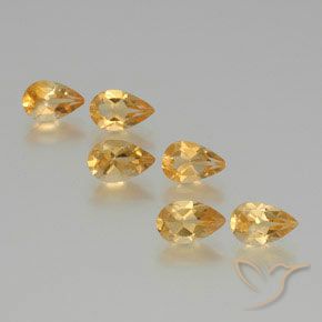 Shop natural 4.37ct ライトゴールド シトリン gems, 洋梨の形, from ブラジル at GemSelect. In stock, global shipping!