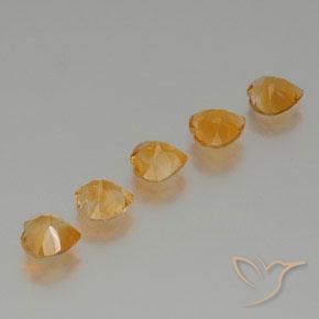 Shop natural 4.87ct 濃いオレンジゴールド シトリン gems, 心臓, from ブラジル at GemSelect. In stock, global shipping!