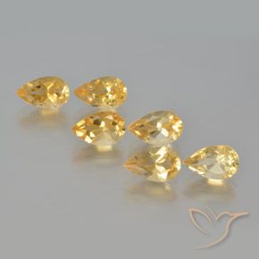 Shop natural 5.40ct ミディアムゴールド シトリン gems, 洋梨の形, from ブラジル at GemSelect. In stock, global shipping!