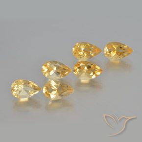 Shop natural 5.40ct ミディアムゴールド シトリン gems, 洋梨の形, from ブラジル at GemSelect. In stock, global shipping!