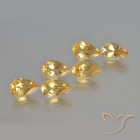 Shop natural 5.02ct ミディアムゴールド シトリン gems, 洋梨の形, from ブラジル at GemSelect. In stock, global shipping!