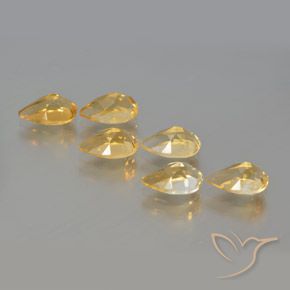 Shop natural 5.02ct ミディアムゴールド シトリン gems, 洋梨の形, from ブラジル at GemSelect. In stock, global shipping!