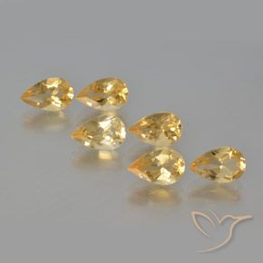 Shop natural 4.79ct ゴールド シトリン gems, 洋梨の形, from ブラジル at GemSelect. In stock, global shipping!