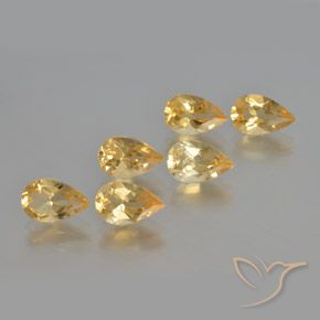 Shop natural 4.79ct ゴールド シトリン gems, 洋梨の形, from ブラジル at GemSelect. In stock, global shipping!