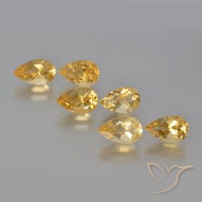 Shop natural 5.18ct ゴールド シトリン gems, 洋梨の形, from ブラジル at GemSelect. In stock, global shipping!
