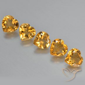 Shop natural 4.82ct オレンジゴールド シトリン gems, 心臓, from ブラジル at GemSelect. In stock, global shipping!