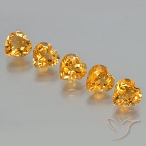 Shop natural 5.82ct ダークオレンジゴールド シトリン gems, 心臓, from ブラジル at GemSelect. In stock, global shipping!