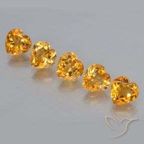Shop natural 5.61ct 濃いオレンジゴールド シトリン gems, 心臓, from ブラジル at GemSelect. In stock, global shipping!