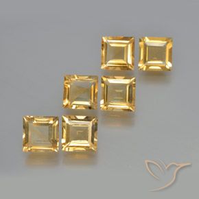 Shop natural 5.81ct ゴールド シトリン gems, 四角形, from ブラジル at GemSelect. In stock, global shipping!