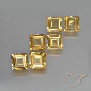 Shop natural 5.81ct ゴールドオレンジ シトリン gems, 四角形, from ブラジル at GemSelect. In stock, global shipping!
