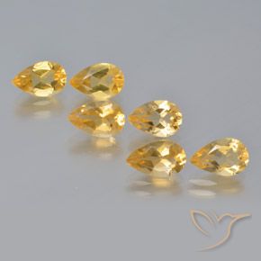 Shop natural 4.35ct ミディアムゴールド シトリン gems, 洋梨の形, from ブラジル at GemSelect. In stock, global shipping!