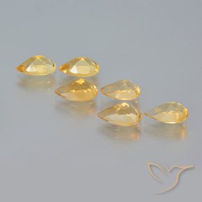 Shop natural 4.35ct ミディアムゴールド シトリン gems, 洋梨の形, from ブラジル at GemSelect. In stock, global shipping!