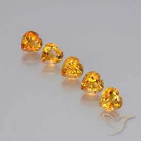 Shop natural 6.00ct ゴールド シトリン gems, 心臓, from ブラジル at GemSelect. In stock, global shipping!