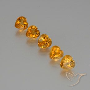Shop natural 5.71ct ダークオレンジ シトリン gems, 心臓, from ブラジル at GemSelect. In stock, global shipping!