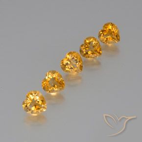 Shop natural 5.77ct 濃いオレンジゴールド シトリン gems, 心臓, from ブラジル at GemSelect. In stock, global shipping!