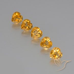 Shop natural 5.77ct 濃いオレンジゴールド シトリン gems, 心臓, from ブラジル at GemSelect. In stock, global shipping!