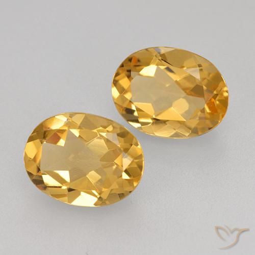 Shop natural 3.39ct 薄いオレンジゴールド シトリン gems, 楕円形, from ブラジル at GemSelect. In stock, global shipping!