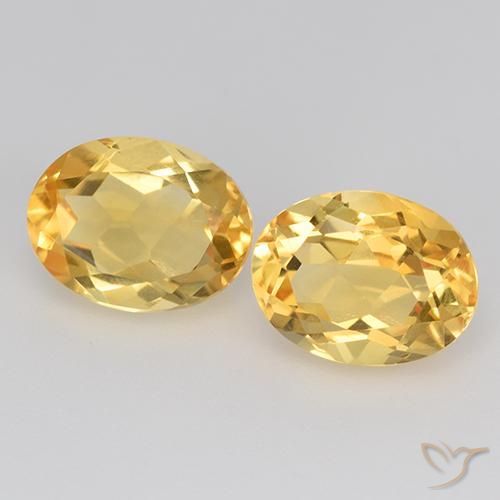 Shop natural 3.87ct ミディアムゴールド シトリン gems, 楕円形, from ブラジル at GemSelect. In stock, global shipping!
