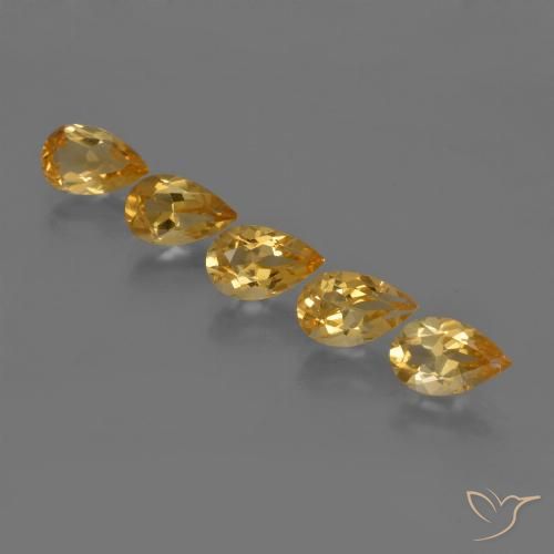 Shop natural 3.56ct ゴールド シトリン gems, 洋梨の形, from ブラジル at GemSelect. In stock, global shipping!