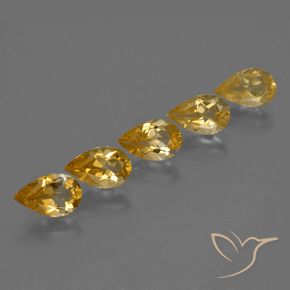 Shop natural 3.27ct ゴールド シトリン gems, 洋梨の形, from ブラジル at GemSelect. In stock, global shipping!
