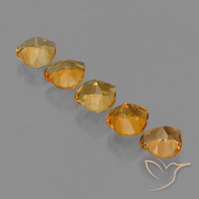 Shop natural 4.51ct 濃いオレンジゴールド シトリン gems, 心臓, from ブラジル at GemSelect. In stock, global shipping!