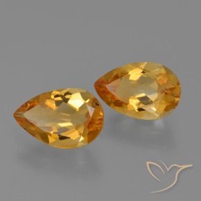 Shop natural 2.30ct 濃いオレンジゴールド シトリン gems, 洋梨の形, from ブラジル at GemSelect. In stock, global shipping!