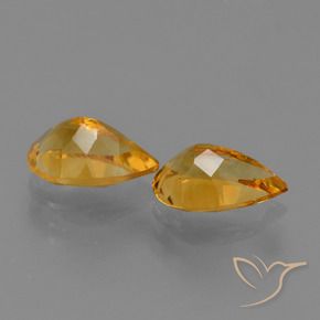 Shop natural 2.11ct 濃いオレンジゴールド シトリン gems, 洋梨の形, from ブラジル at GemSelect. In stock, global shipping!