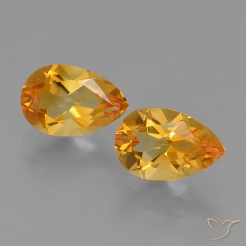 Shop natural 2.38ct ダークオレンジゴールド シトリン gems, 洋梨の形, from ブラジル at GemSelect. In stock, global shipping!